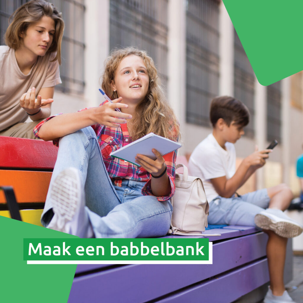 Maak een babbelbank